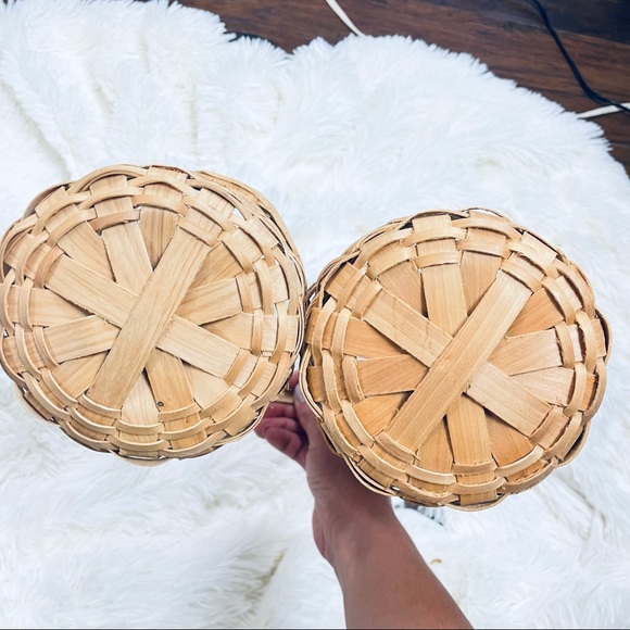 Boho | Vintage Wicker/Woven Double Wine Tote - Picture 2 of 14